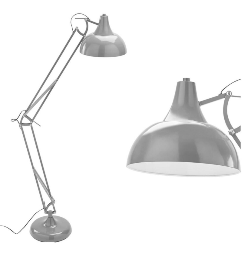 LAMPADAR REGLABIL SOCLU E27 - ALB