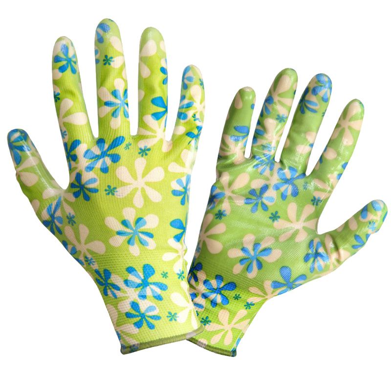 MANUSA NITRIL CU POLIESTER INVELITA DORSAL - 9