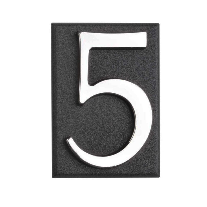 SEMN CIFRA CU PLACA ADEZIVA FIXARE - 45MM / GRI / 3