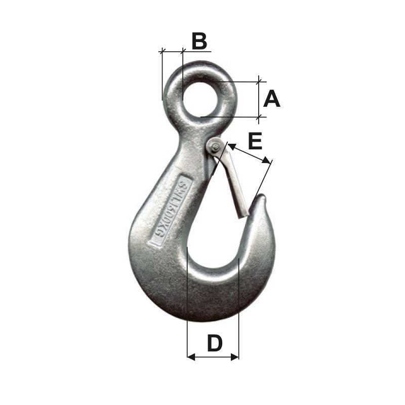 CARLIG ZINCAT SECURIZAT 1000KG / 18MM/33MM