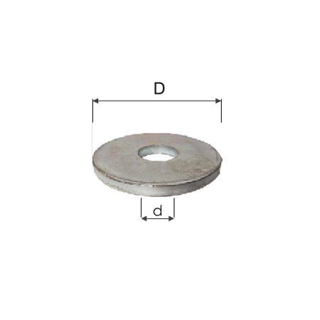 SAIBE ZINCATE LATE GROASE M24 (24.5/85.0MM), 10/SET