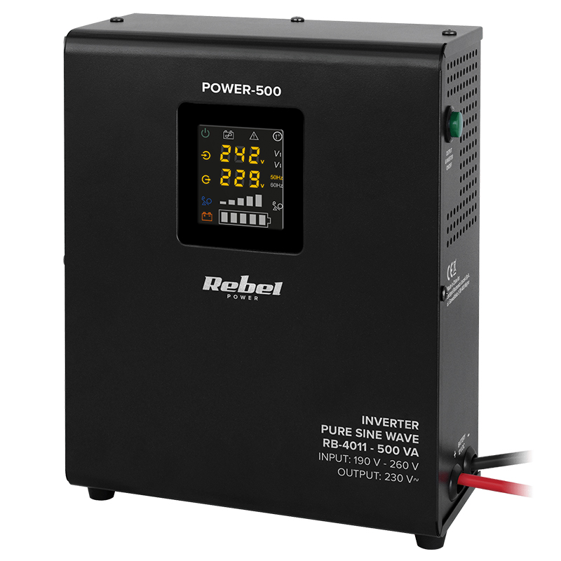 UPS DE PERETE CU SINUS PUR - 12V / 500VA / 300W