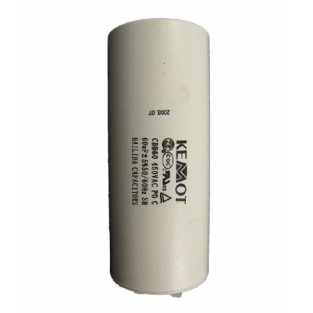 CONDENSATOR MOTOR CU SURUB CONECTOR - 60UF / 450V