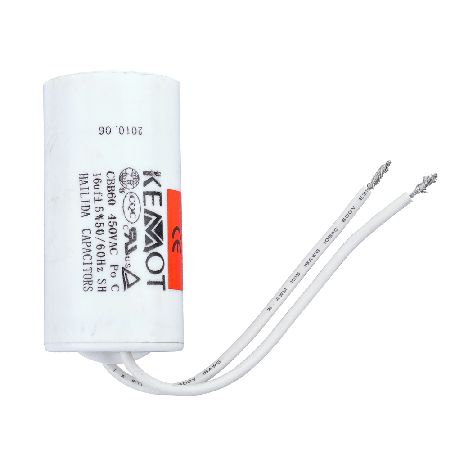 CONDENSATOR MOTOR CU FIR CONECTOR - 4.50UF / 450V