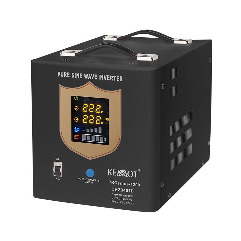 UPS CU SINUS PUR - 12V / 1200W / NEGRU