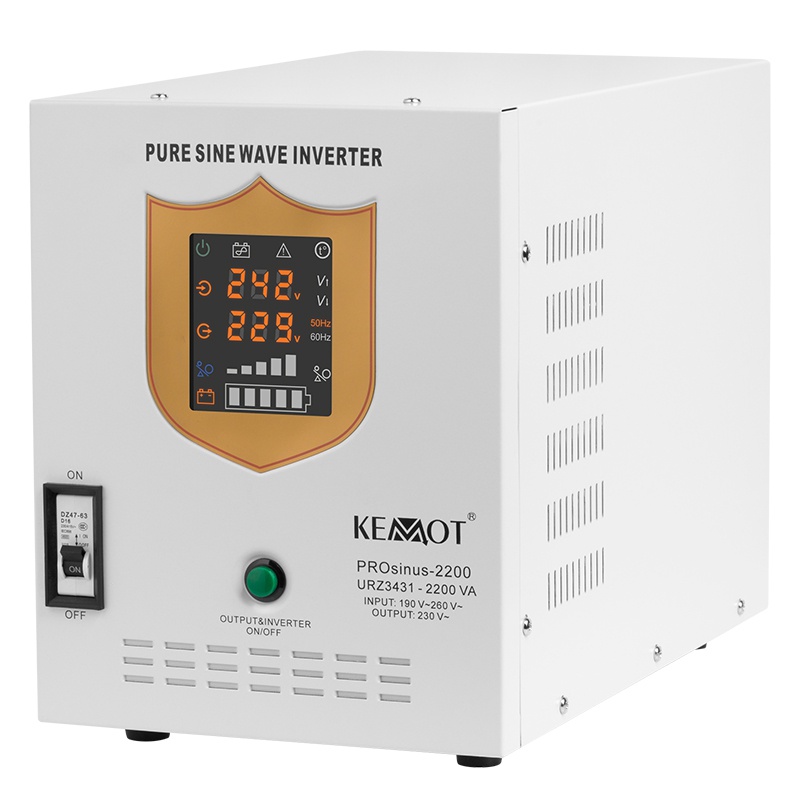 UPS CU SINUS PUR - 12V / 1600W / ALB