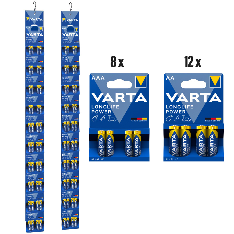 PACHET PROMO VARTA LONGLIFE POWER 2/20 PIESE
