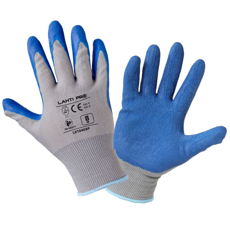 MANUSA LATEX CU POLIESTER-NAILON TESUTA - 10