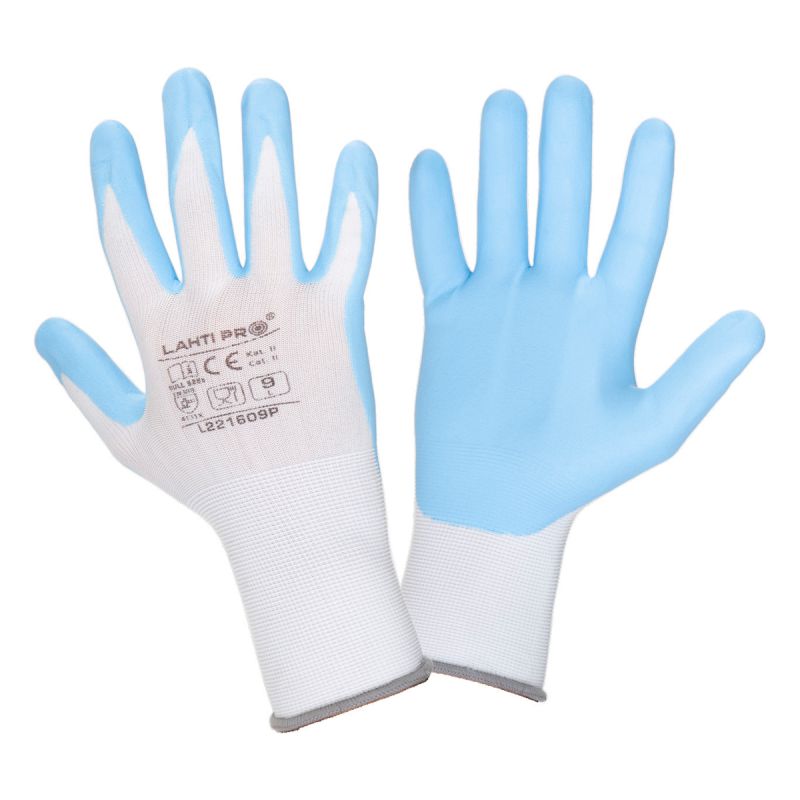 MANUSA NITRIL CU POLIESTER-POLIAMIDA ELASTICA - 6