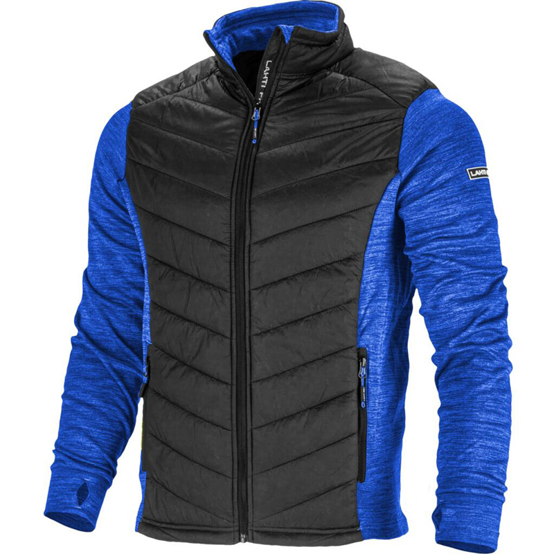 JACHETA CU IMPRIMEU SI MATLASARE / ALBASTRU-NEGRU - 2XL