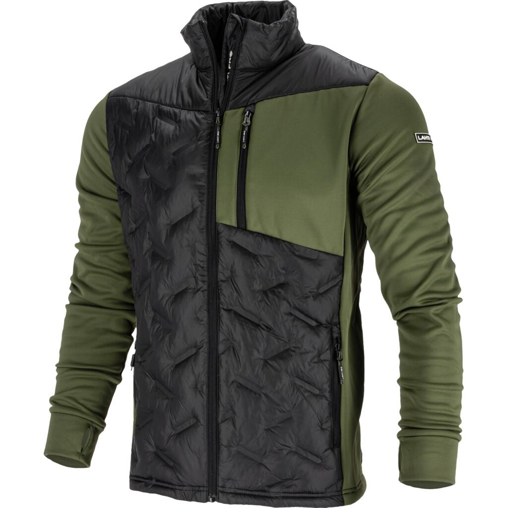 JACHETA MEDIU-ELASTICA CU MATLASARE / VERDE-NEGRU - S