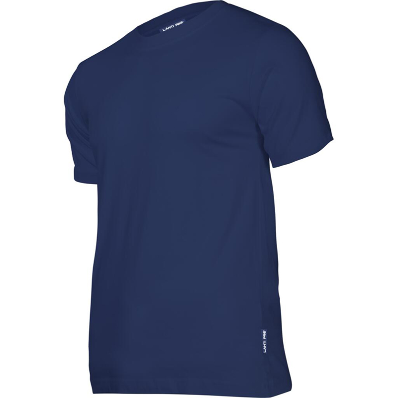 TRICOU BUMBAC ELASTIC / ALBASTRU - L