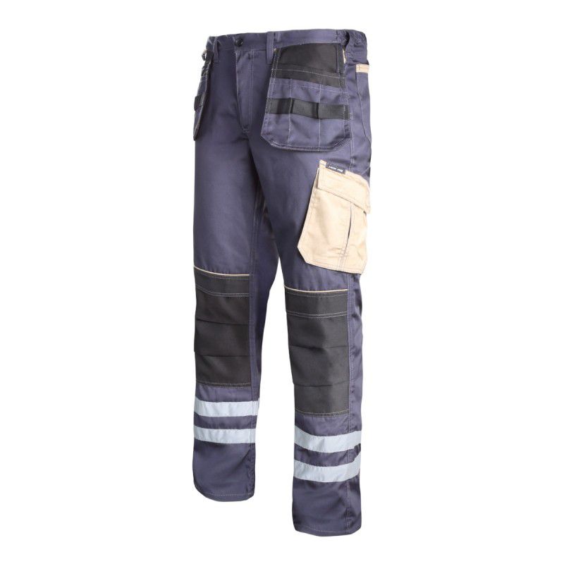 PANTALON LUCRU MEDIU-GROS CU REFLECTORIZANT - 3XL