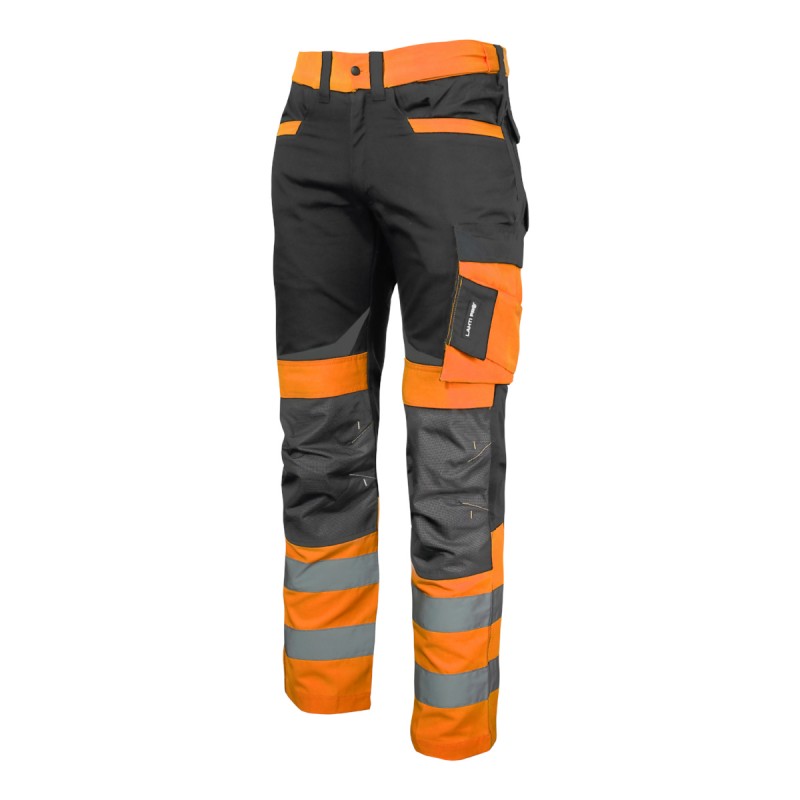 PANTALON REFLECTORIZANT SLIM-FIT / PORTOCALIU - S
