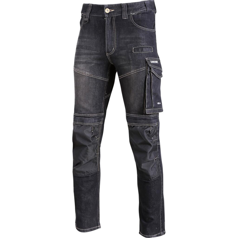 PANTALON LUCRU TIP-BLUGI SLIM-FIT ELASTIC INCHISI - S
