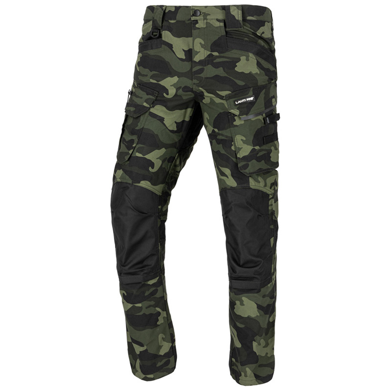 PANTALON INTERVENTIE INTARIT / CAMUFLAJ-VERDE - 3XL