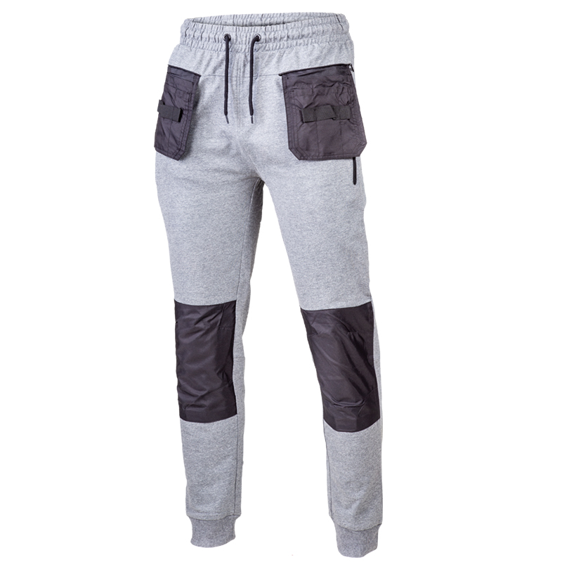 PANTALON TRENING CU BUZUNARE ADITIONALE / GRI - M
