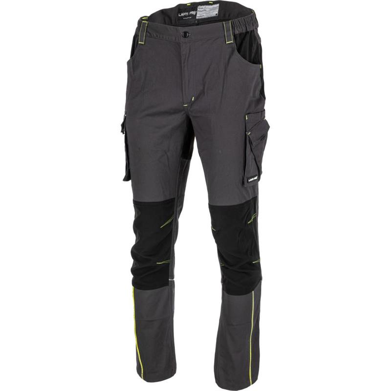PANTALON LUCRU SLIM-FIT-ELASTIC CONFORTABIL / GRI - M