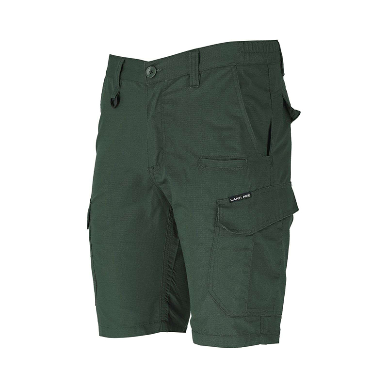 PANTALON SLIM-FIT SCURT / VERDE - L