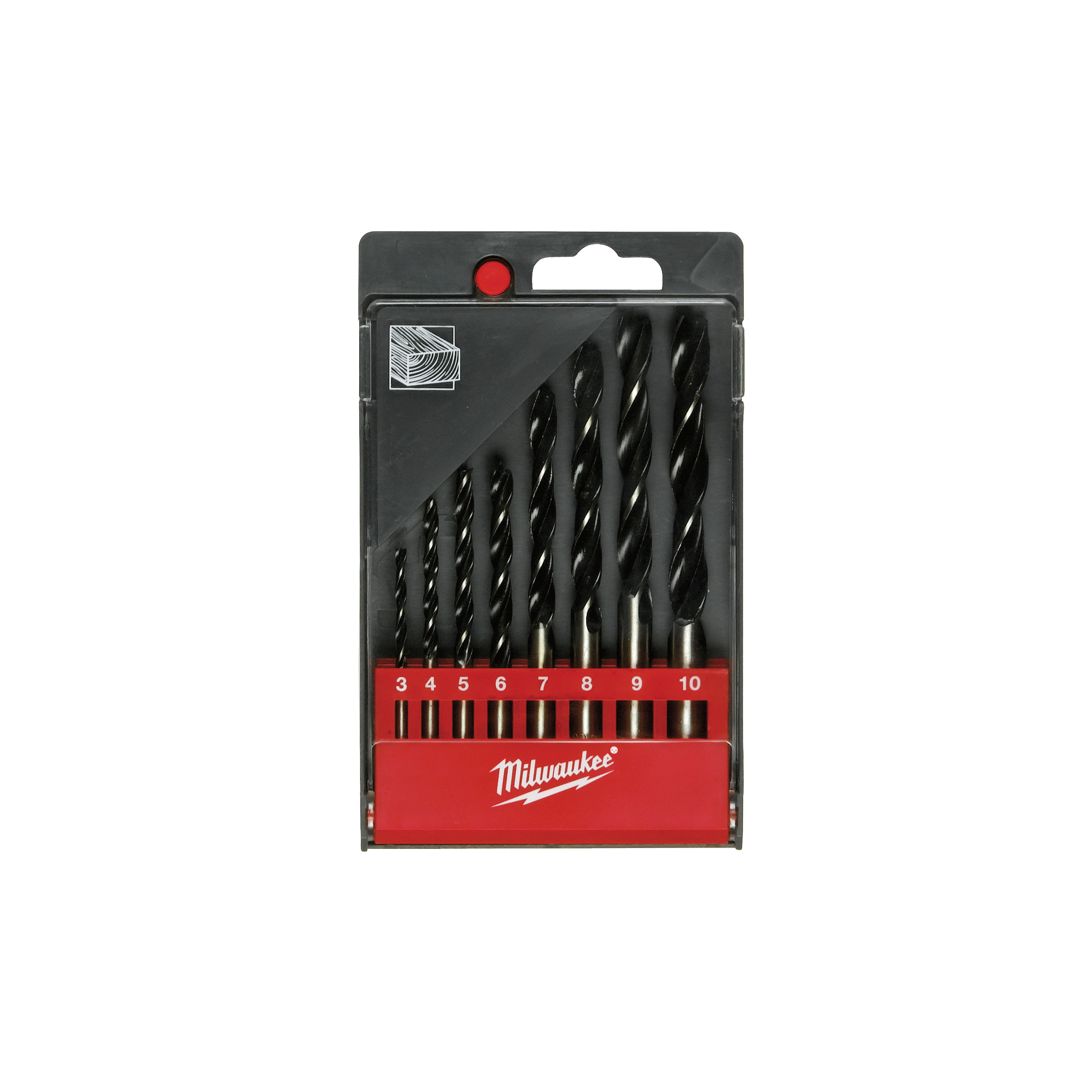 Burghie cu vârf de centrare / DIN 7487 E / seturi buc pentru lemn Casetă Ø3, 5, 6, 9, 10 mm