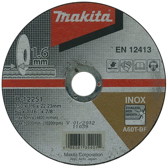 DISC TAIERE INOX 125X1