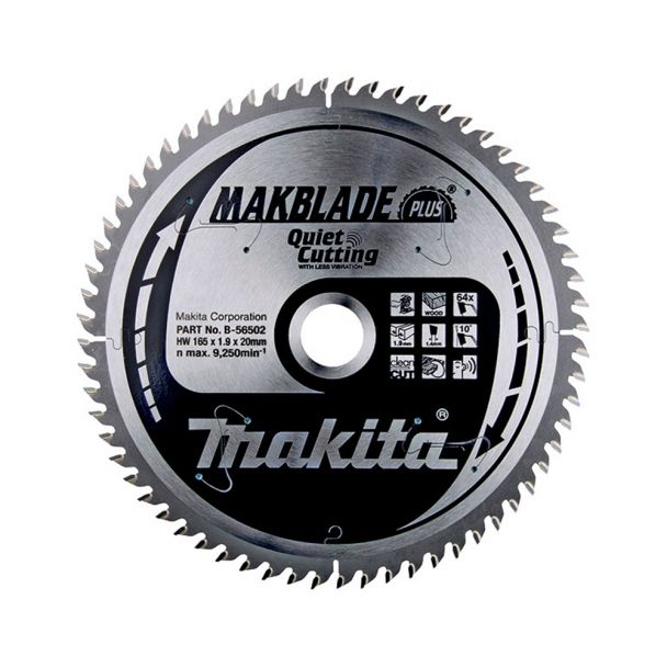 PANZA CIRCULAR MAKBLADE+ LEMN 165X20X64