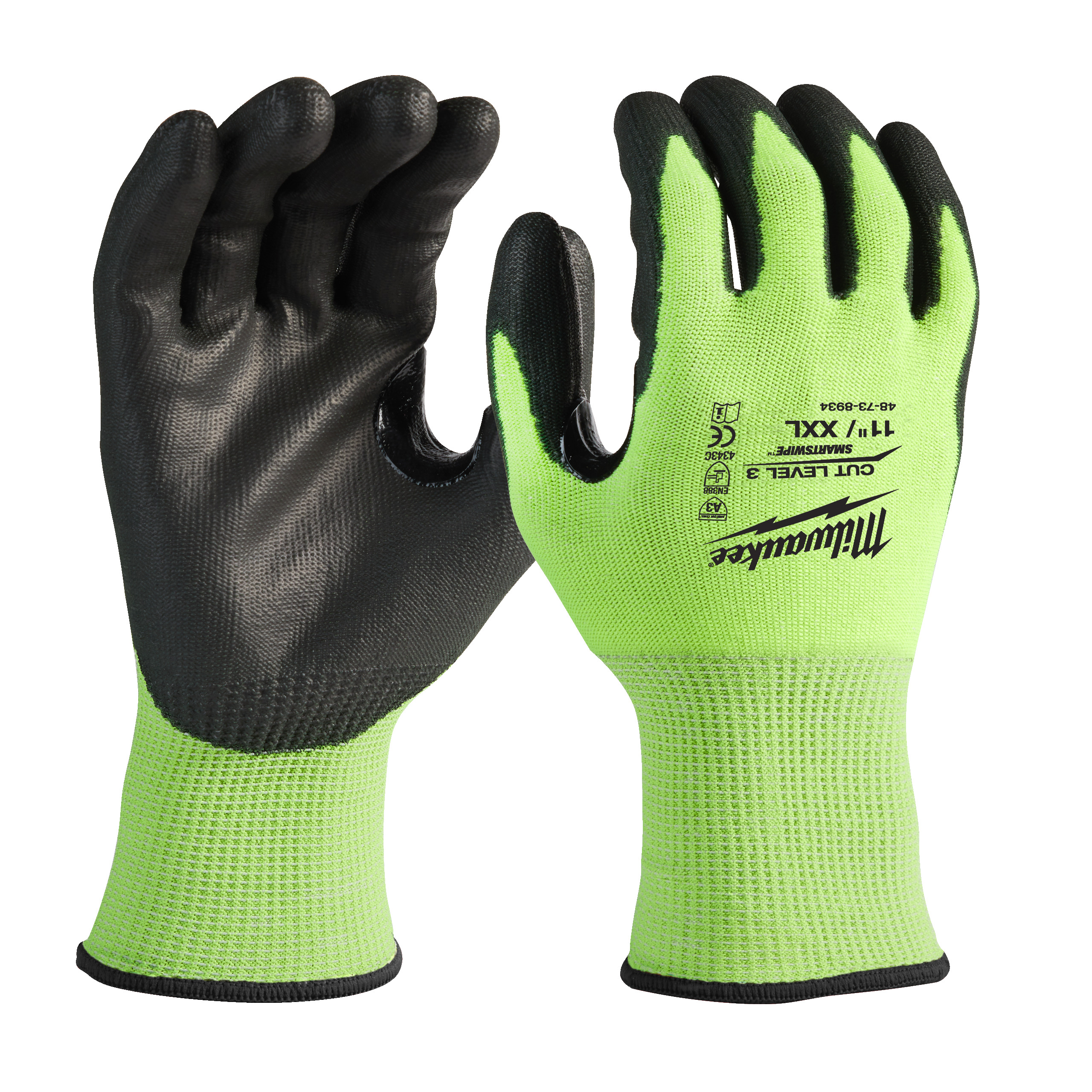 Mănuși de înaltă vizibilitate - nivel de tăiere C BULK HI-VIS CUT GLOVE 11/XXL 144PC