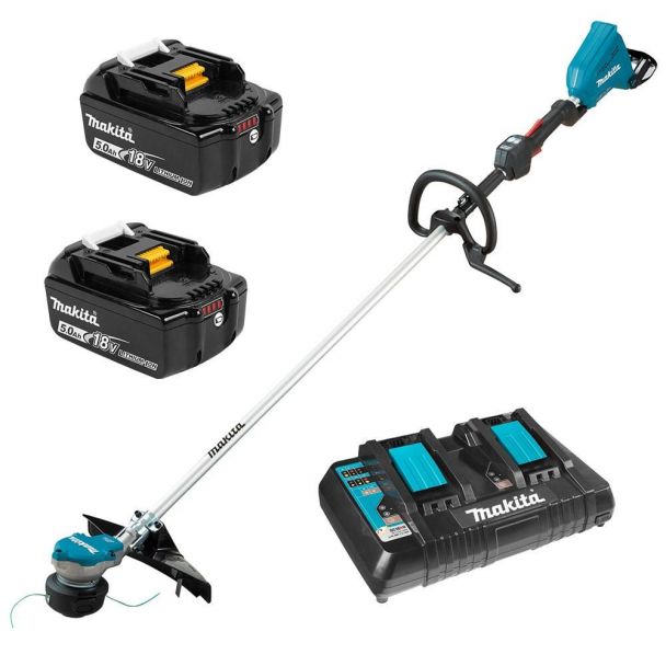 Coasa cu 2 acumulatori 18V LXT 5Ah + Incarcator DC18RD DUR368LPT2