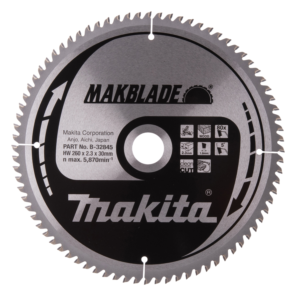 PANZA CIRCULAR MAKBLADE LEMN 260X30X80