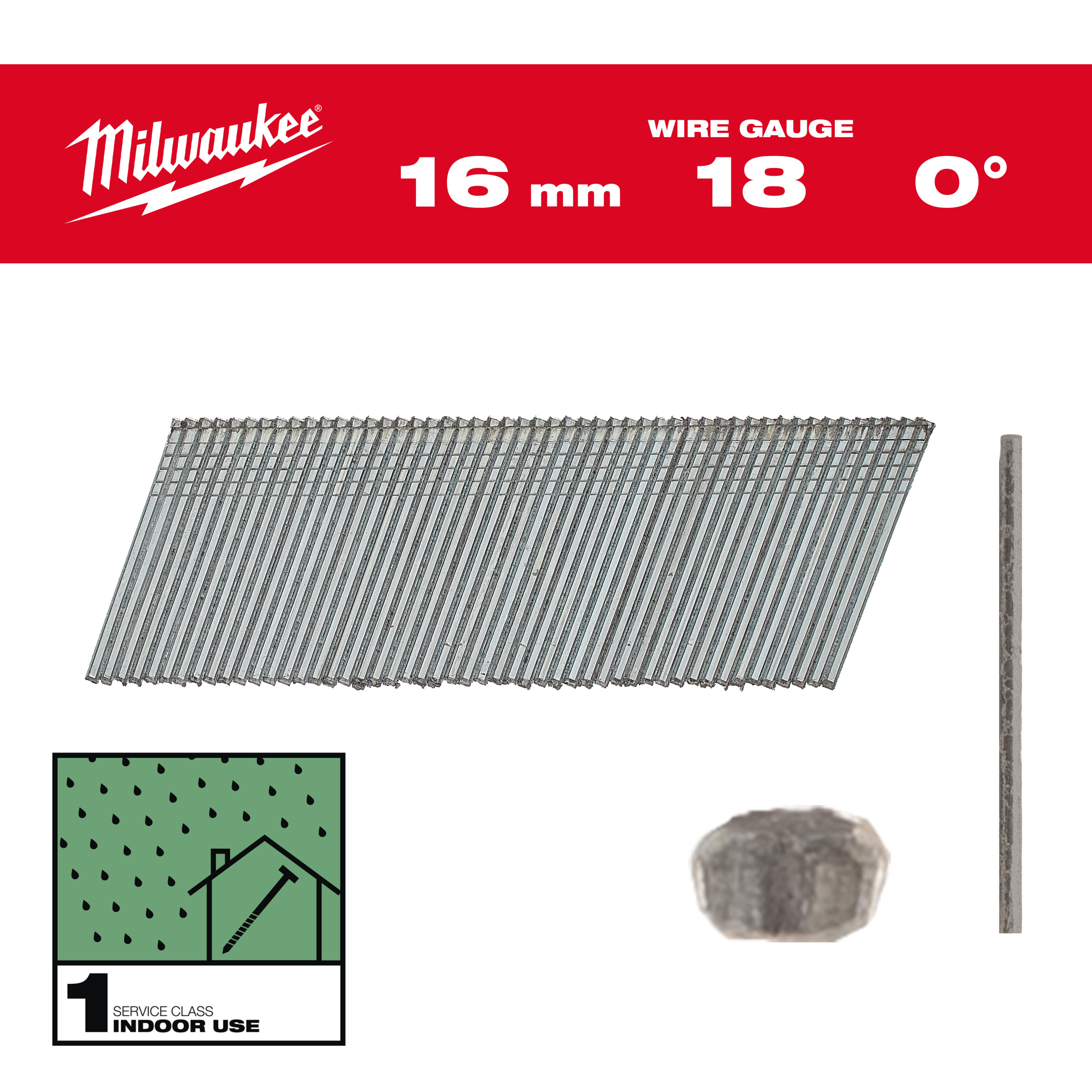 Cuie T, 18G, cap subțire cu finisaj 18G/16 mm RC SC1 - 10.000 buc.