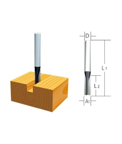 FREZA LEMN STRAIGHT 12X10X30