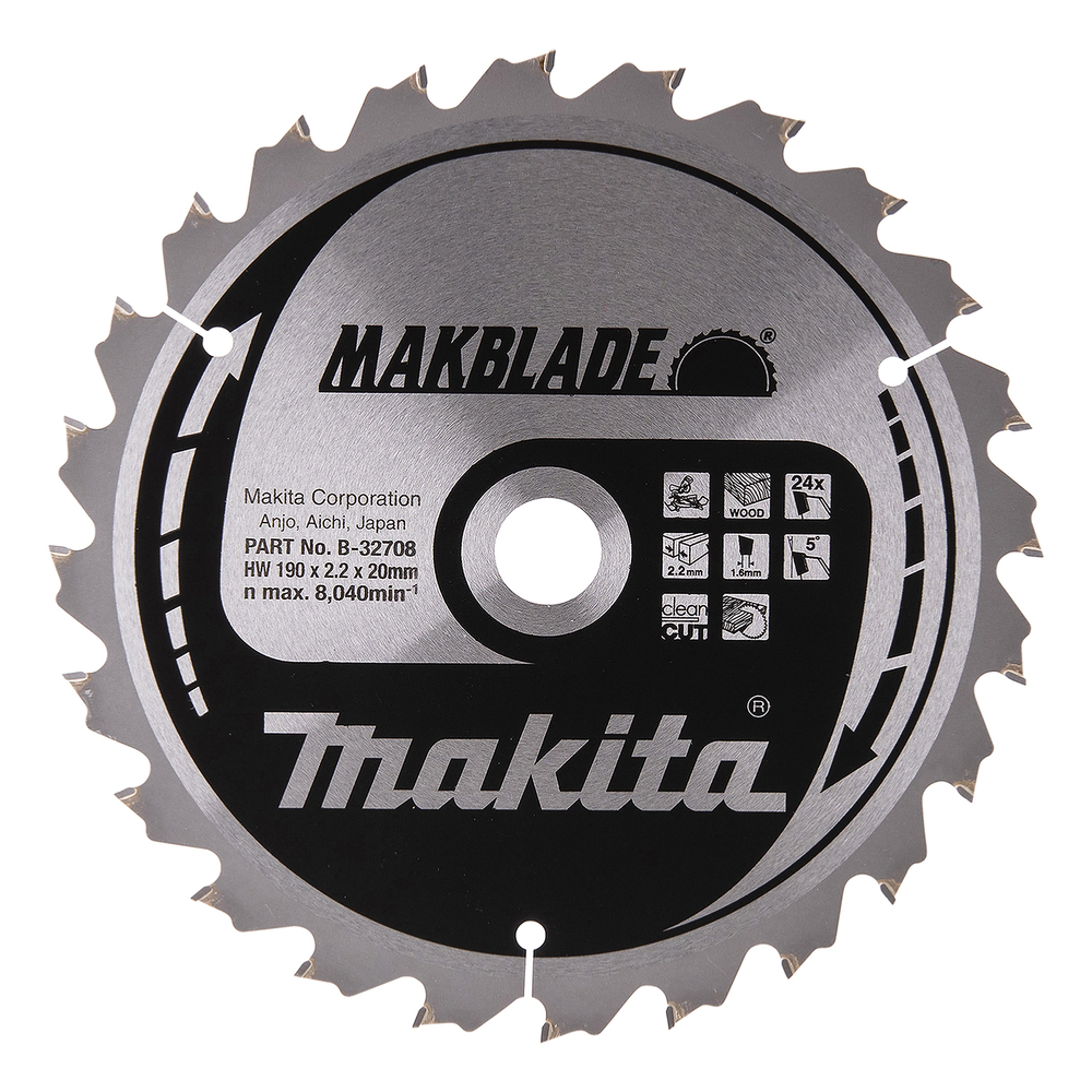PANZA CIRCULAR MAKBLADE LEMN 190X20X24