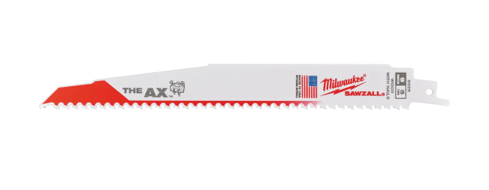 Milwaukee Pânza Heavy Duty AX™ pentru lucrări de demolare 230mm x 5 Tpi - 5 pc Lama fierastrau sabie