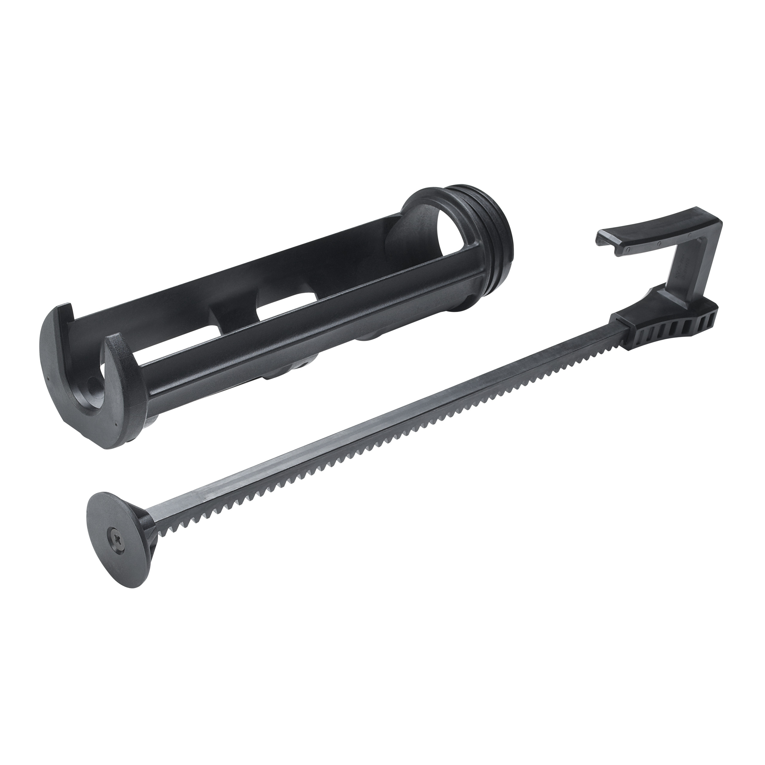 Cartuș standard 310 ml. Acceptă toate tuburile/cartușele standard de 250 ml și 310 ml.