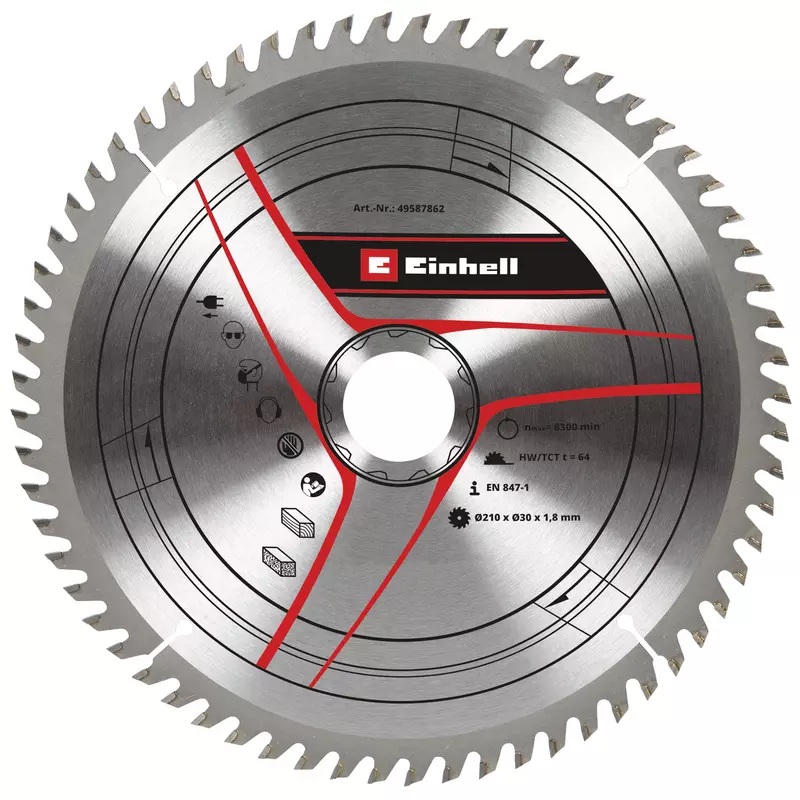Einhell Accesorii ferastrau stationar, 210x30x1.8mm Lama T64