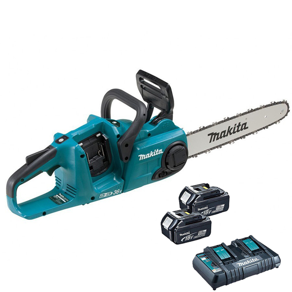 Fierastrau cu lant cu 2 acumulatori 18 V 6 Ah DUC353Z26DJ