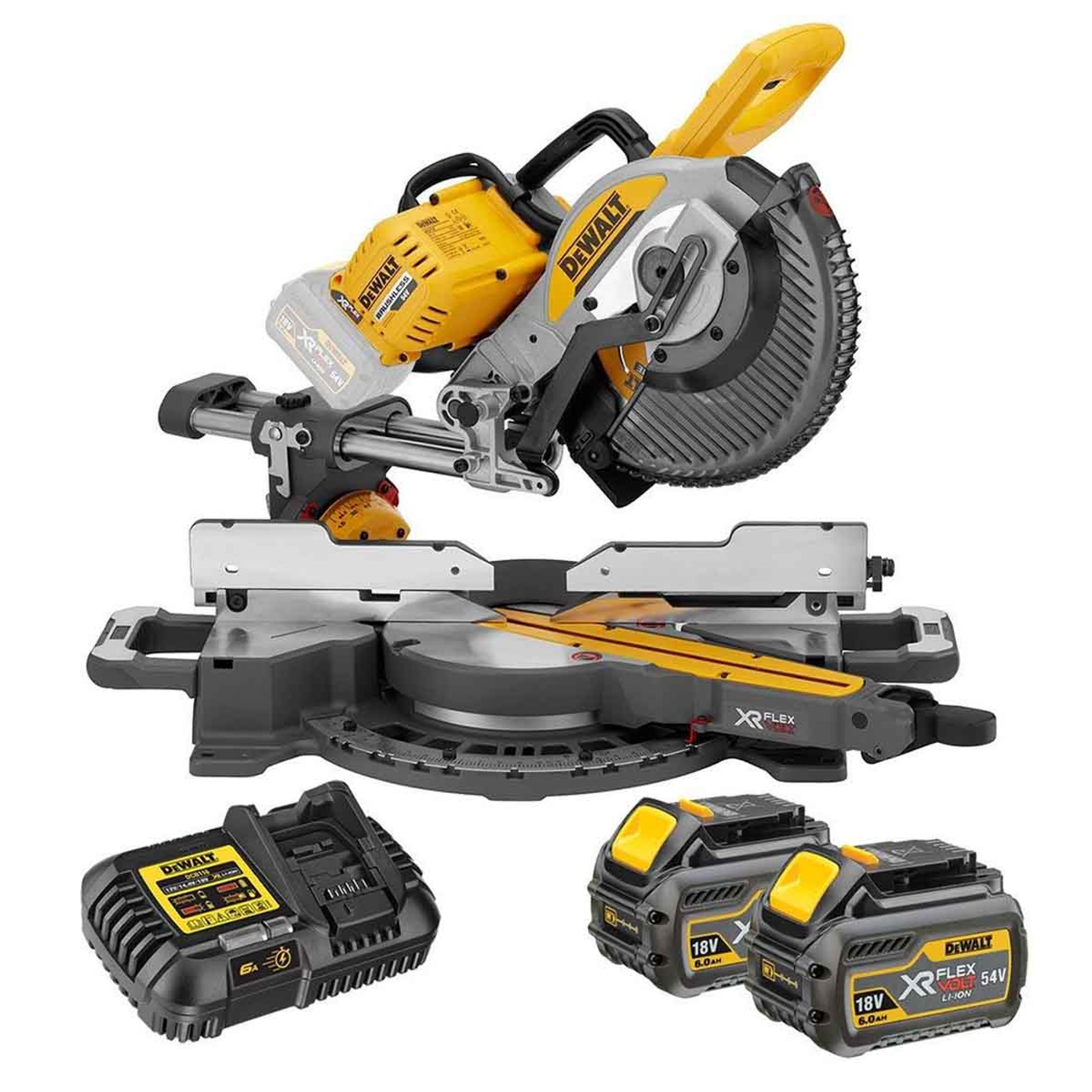 Dewalt Ferăstrău circular stationar XR FLEXVOLT DCS727T2-QW