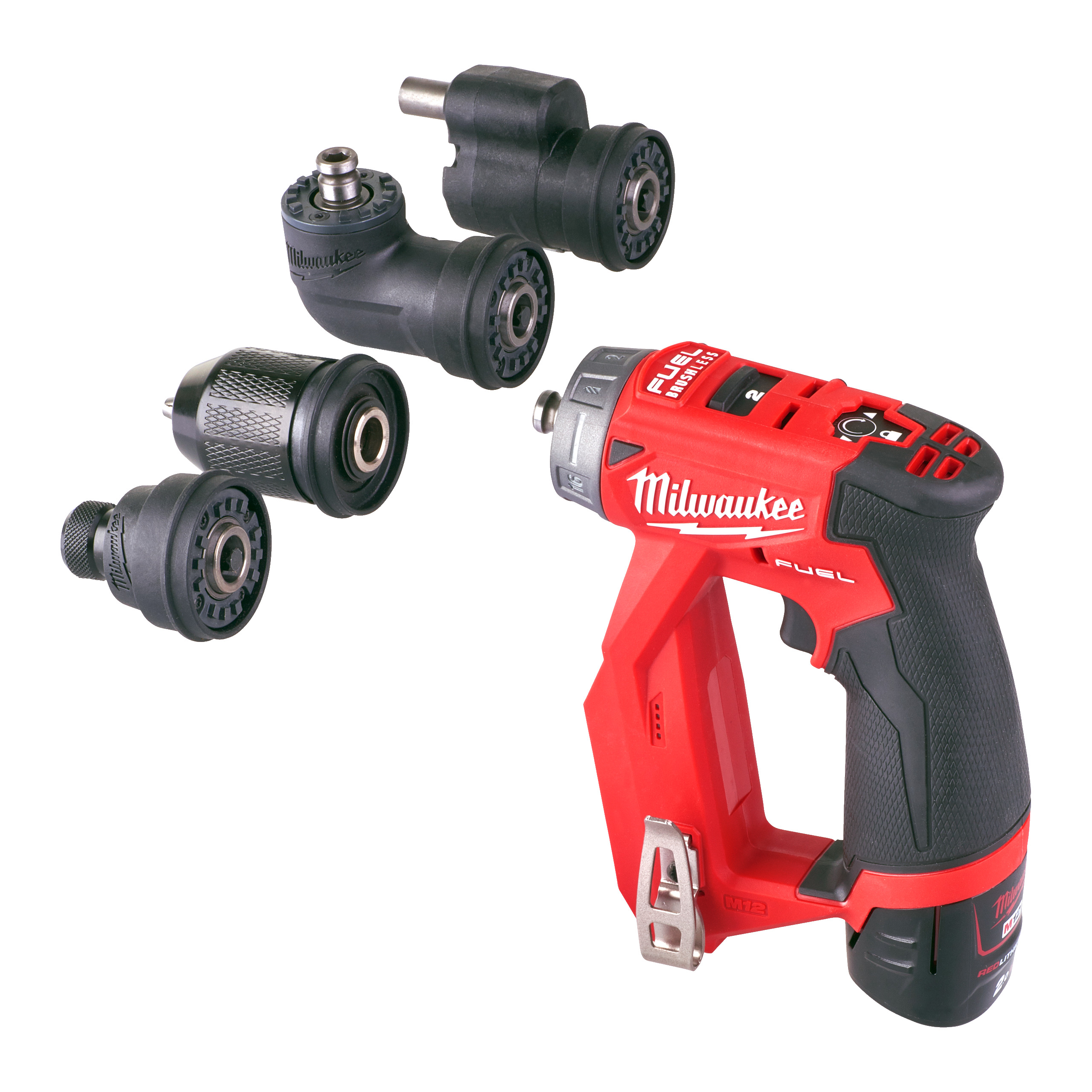 Mașină de găurit și înșurubat M12 FUEL™ cu accesorii interschimbabile