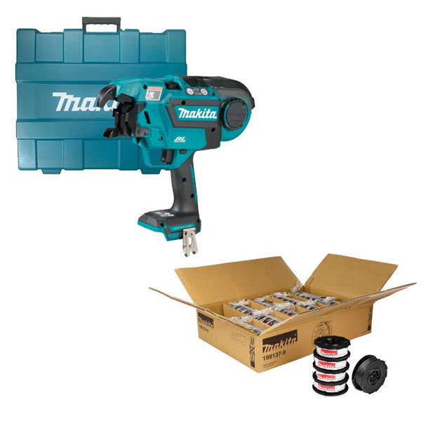 Makita Maşină de legat fier beton 18V LXT + Set 50 Sarma de legat fier beton 0.8mm DTR180ZK