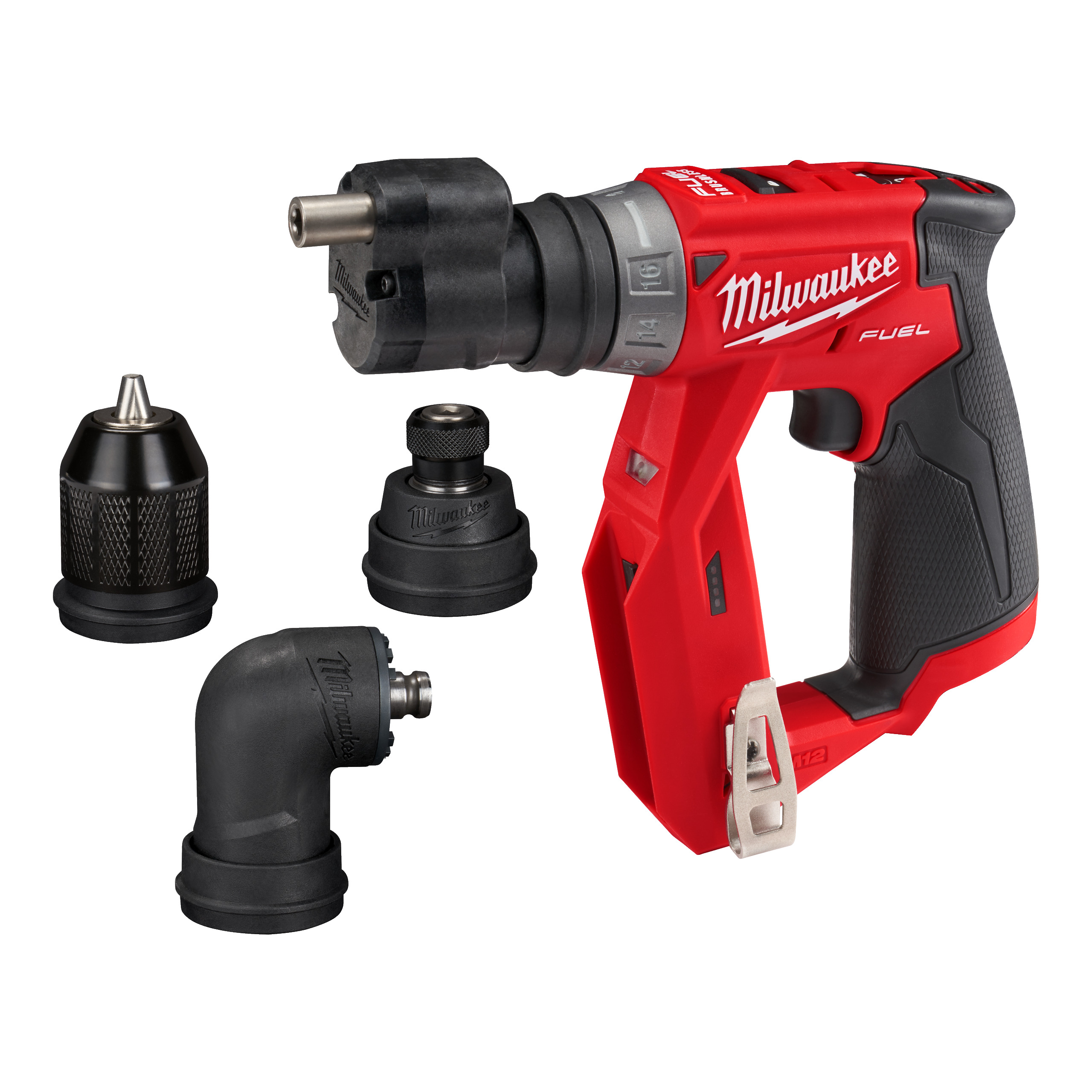 Mașină de găurit și înșurubat M12 FUEL™ cu accesorii interschimbabile M12FDDXKIT-0X