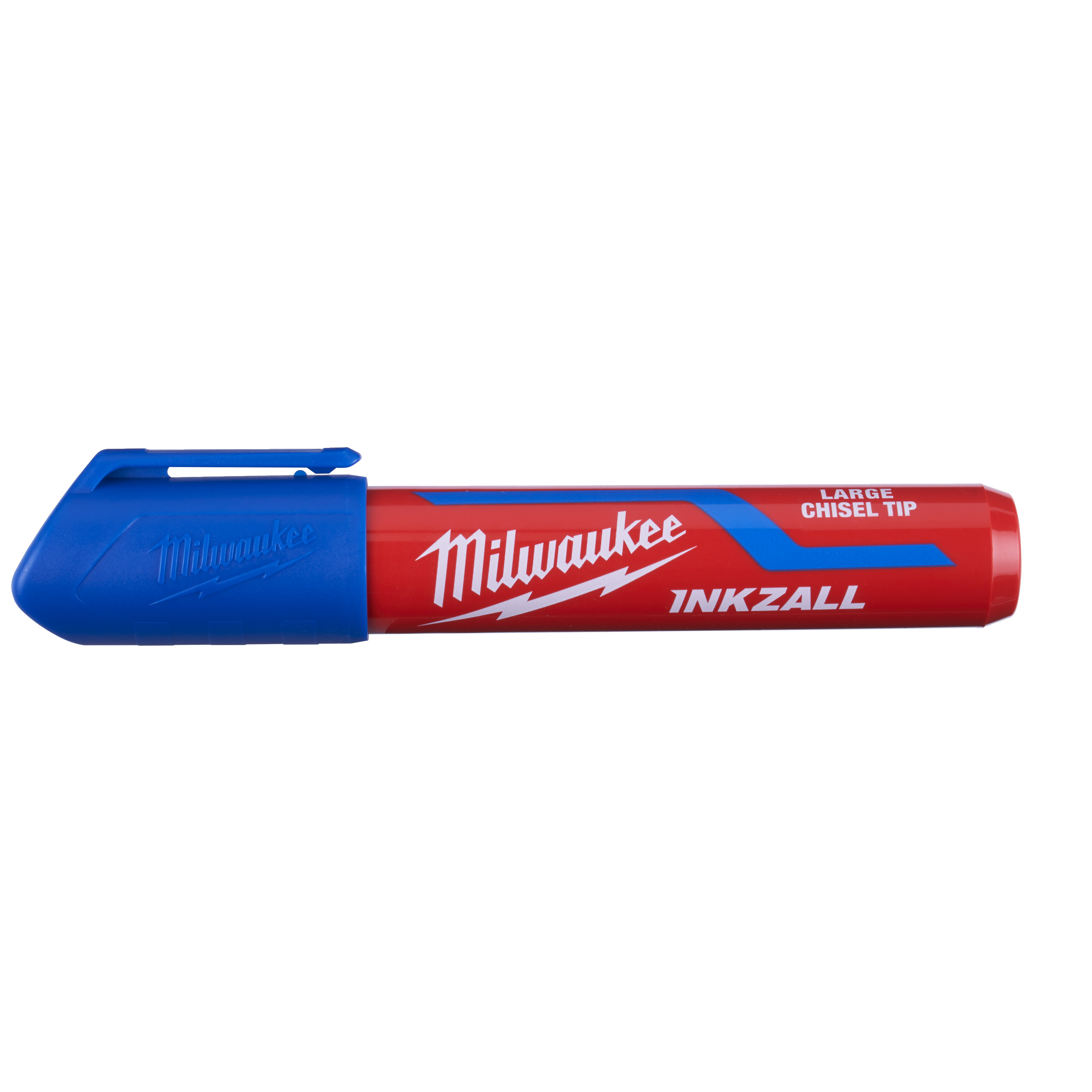 Marker INKZALL™ cu vârf lat albastru - mărimea