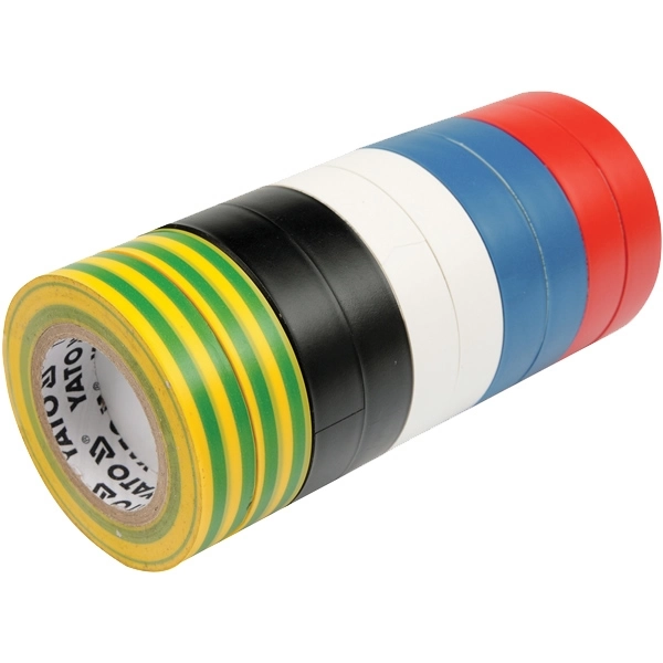 SET 10BUC.BANDĂ IZOLATOARE PVC19MM X20M YT-8173