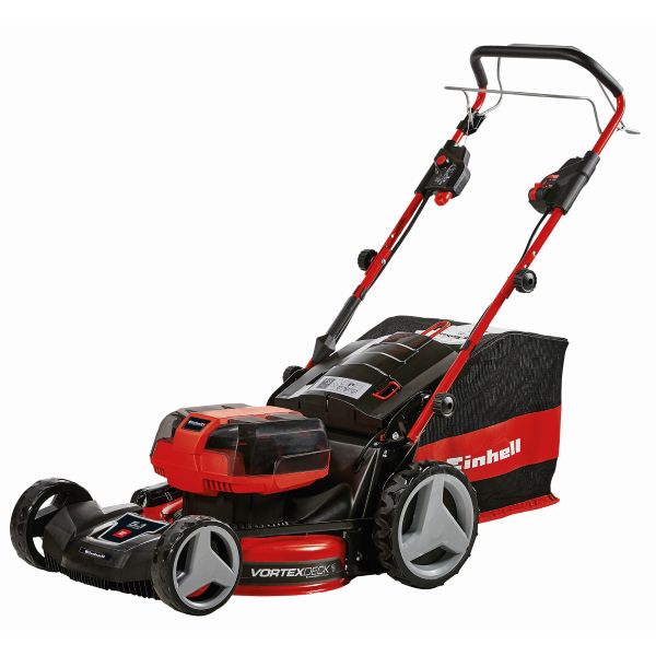 Einhell Masina fara fir de tuns gazon PXC GE-CM 36/47 HW Li (4x4,0Ah)