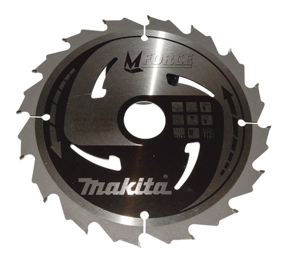PANZA CIRCULAR M-FORCE LEMN 185X30X16