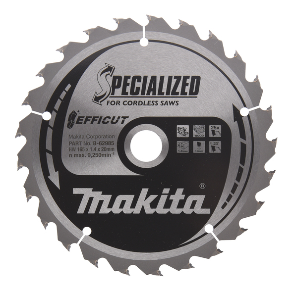 PANZA CIRCULAR EFFICUT LEMN 165X20X25