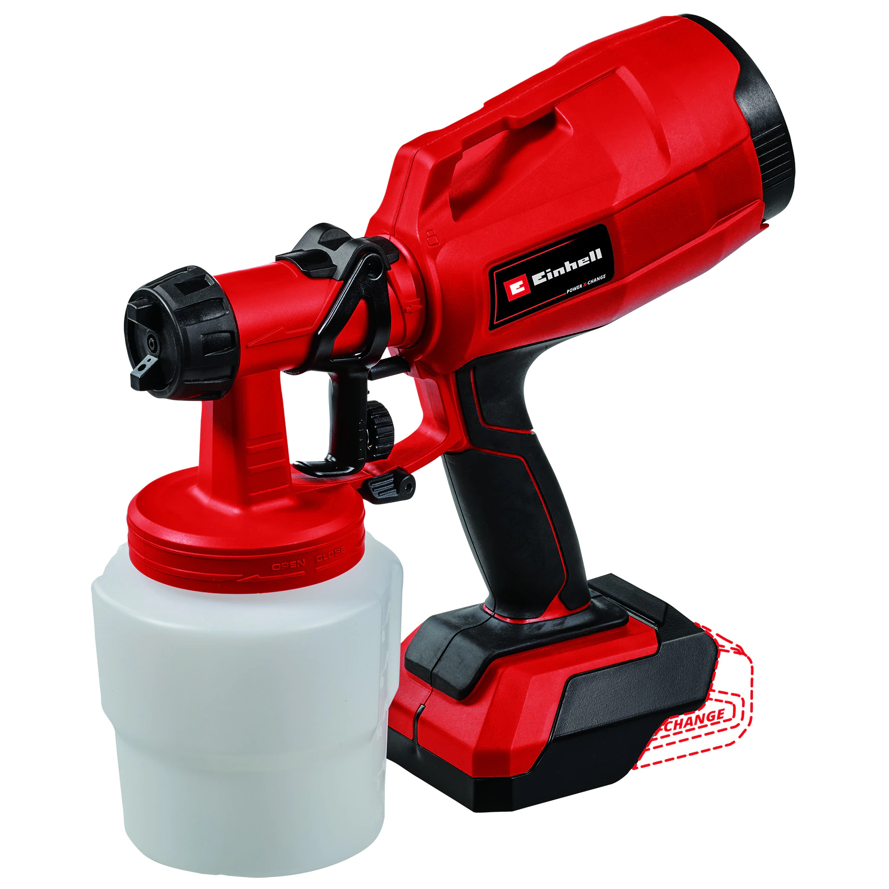 Einhell Sistem de pulverizare cu vopsea fara fir PXC TC-SY 18/60 Li Solo
