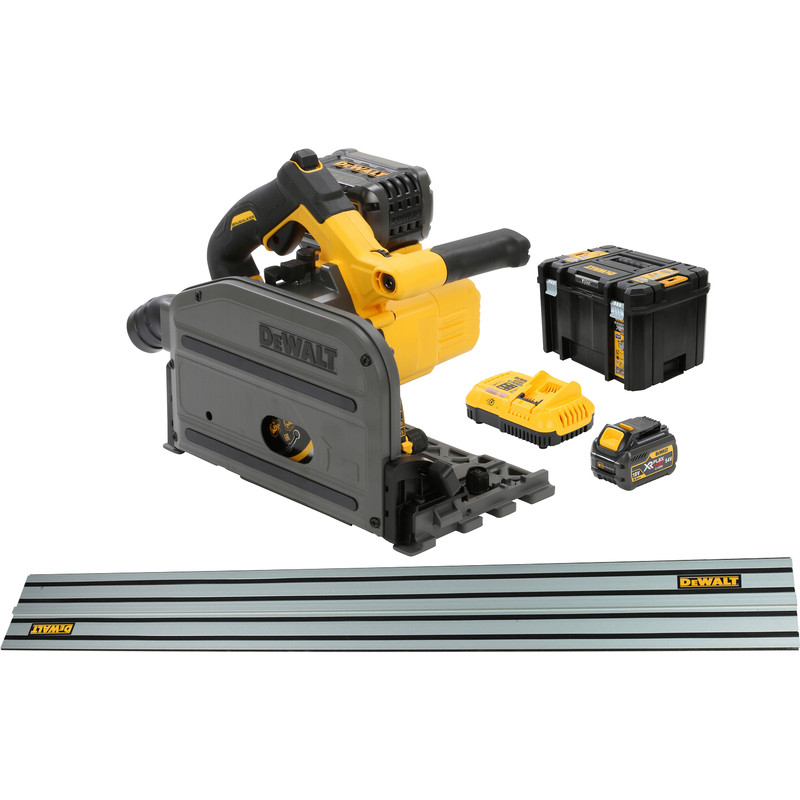 Dewalt Fierastrau circular de mana cu plonjare cu acumulatori 54 V DCS520T2R-QW