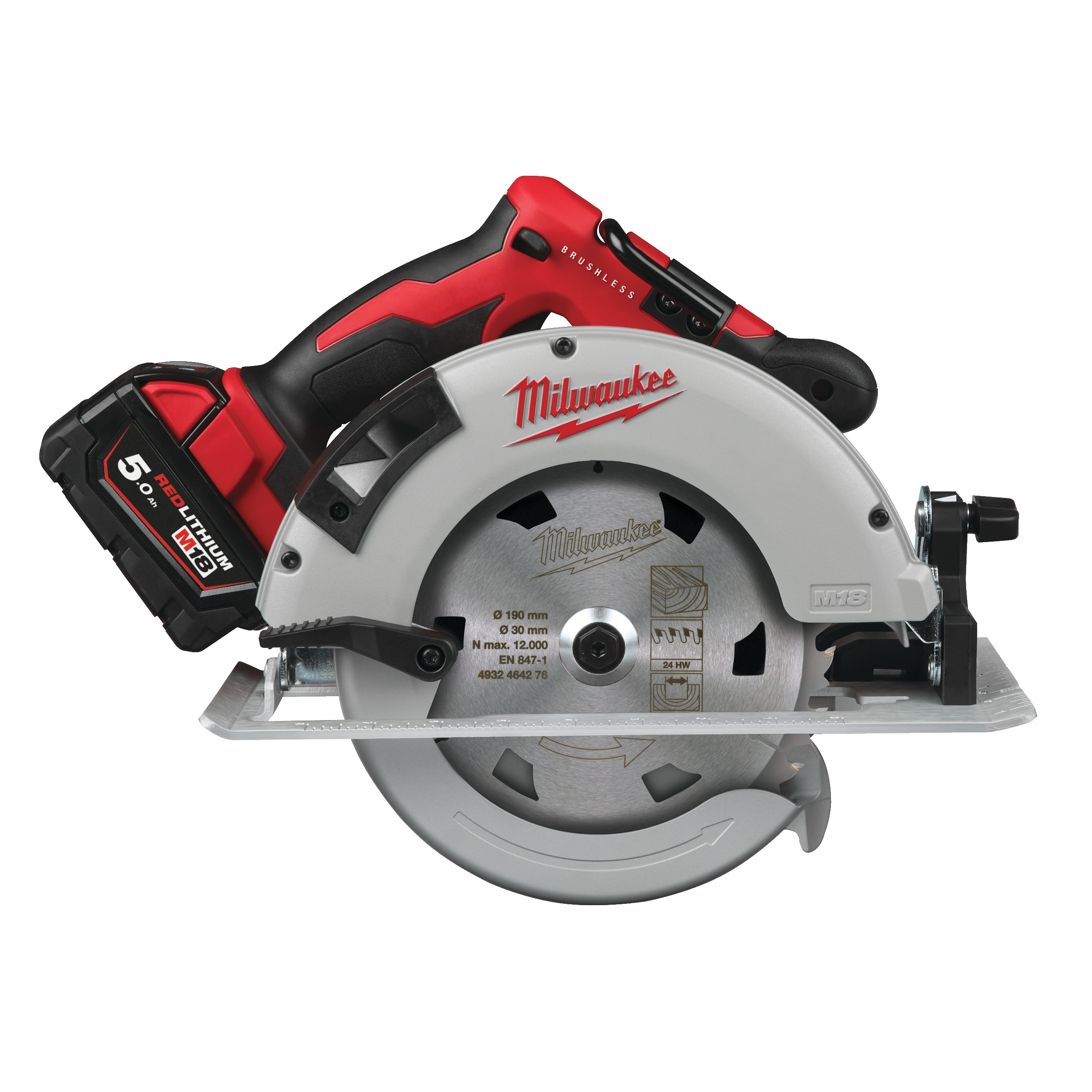 Fierăstrău circular cu motor fără perii 66 mm pentru lemn și plastic M18™ M18BLCS66-502X