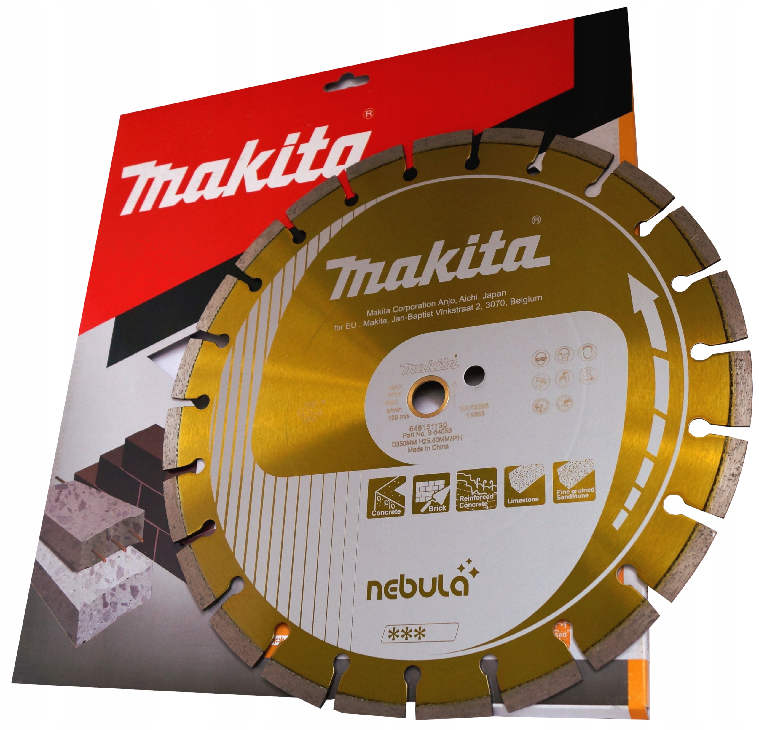 DISC DIAMANTAT NEBULA LASER 350X25X10