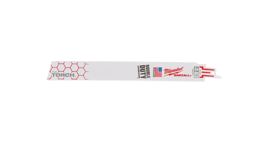 Milwaukee Pânza Heavy Duty TORCH™ pentru lucrări de demolare 230mm x 14 Tpi - 5 pc Lama fierastrau sabie